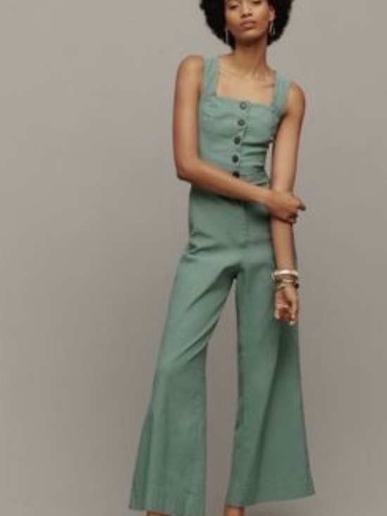Maeve Pants - Maeve by Anthropologie size 4 green jumpsuit
